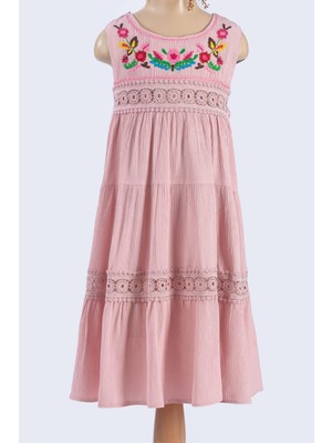 Tivido Çiçek Desenli Bürümcük Elbise