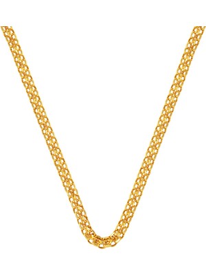 Bilezikci Klasik 14 Ayar Altın Zincir 60 Cm. 3 Mm.