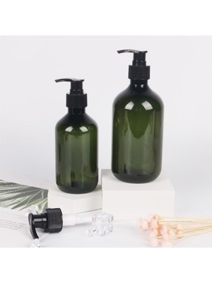 Jinlin Shop B 300ML Stili 300ML 500ML Seyahat Şişesi Taşınabilir Losyon Şampuan Duş Jeli Şişeleri Sabun Dispenseri Boş Banyo Pompası Banyo ile Vidalı Pompası (Yurt Dışından)