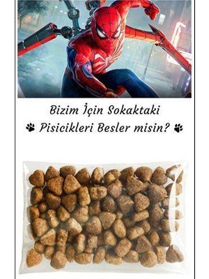 Parti Dükkanım Spiderman Hediyelik Kedi Maması 5 Adet