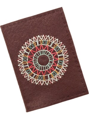 Kahverengi Mandala Desenli Defter