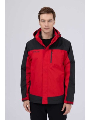 2AS Elbruz Man 3 In 1 Jacket Red / Anthracıte