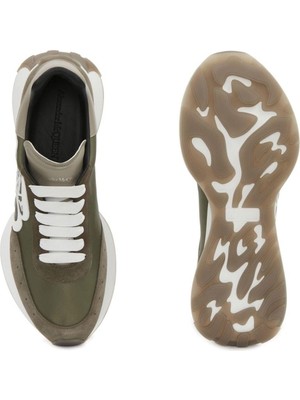 Alexander Mcqueen Beyaz Logolu Erkek Sneakers