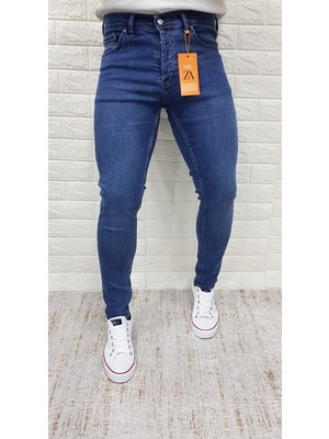 Ceza Denim Erkek Süper Skinny Likralı Denim Pantolon