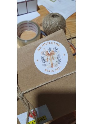 Butik Sosyetik Bu Mutluluk Senin Için 5x5 cm 288 Adet Etiket