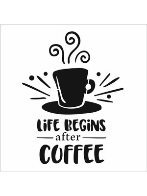 Stencil Sarayi Boyama Şablon Mutfak Obje ve Yazıları - 8882