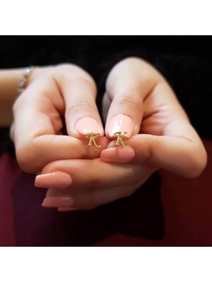 Cktjewelry Laatikui Gümüş Damızlık Küpe 14K Altın Kaplama Hipoalerjenik Küpe (Yurt Dışından)