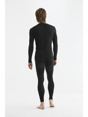 Panthzer Natural Baselayer 3/4 Pant Men/ Black-Grey