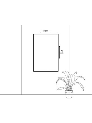 Zevahir Mobilya Dekorasyon Islami Motifli Ledli Hz Muhammed Lafzı Ahşap Şase Dijital Baskı Kanvas Tablo 60 x 90 cm