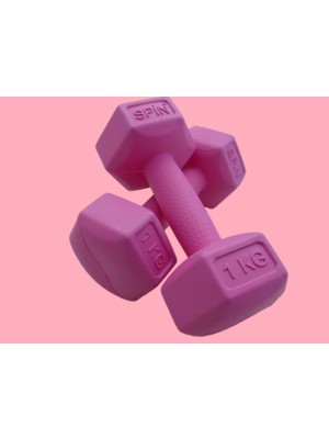 Çakabey 1 kg Çift/takım Plastik Dambıl Ağırlık Kilo ve Renk Seçenekli Dumbell Dımbell