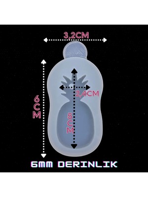 Epoksi Silikon Kalıp / Tek Ananas Kalıbı
