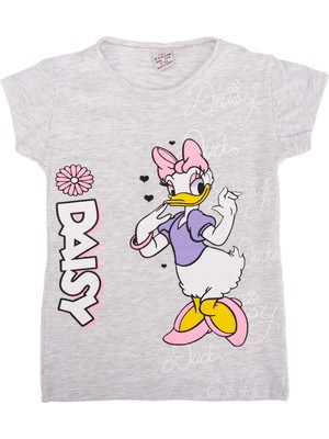 Bebelop Daisy Duck Baskılı Bisiklet Yaka T-Shirt