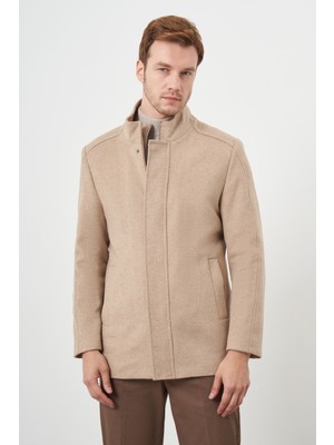 Morven  Erkek Taş Çıtçıtlı  Hakim Yaka Kaşe Kaban