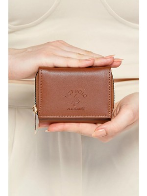 Julude Taba Kartlık ve Bozuk Para Bölmeli Kullanışlı Kadın Cüzdan P-00011443