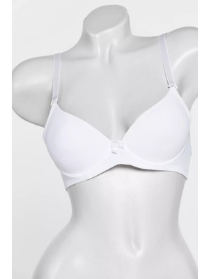 Julude Beyaz St. Sister Yarım Dolgulu B Cup Sütyen P-00010693