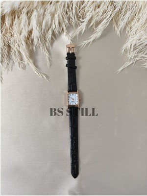 Quartz Bs Stıll Retro Minimal Vintage Deri Kordon Kadın Kol Saati