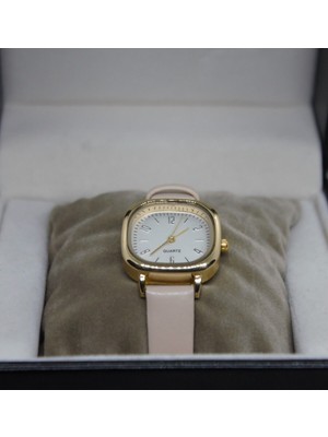 Quartz Marka Kare Çelik Kasa Minimal Kol Saati