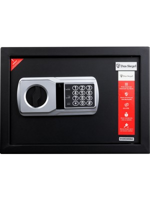 Das Siegel Çelik Elektronik Şifreli ve 2 Anahtarlı Para Değerli Eşya Ofis Ev Otel Kasası 25DSAB