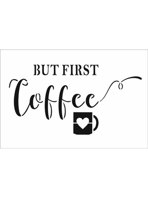 Stencil Sarayi Boyama Şablon Mutfak Obje ve Yazıları - 4500