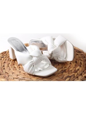 Papuçcity Nossa 02843 7 cm Topuklu Orto Pedik Kadın Günlük Terlik