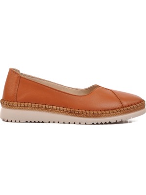 Bulldozer 241737 Taba Deri Kadın Günlük Ayakkabı