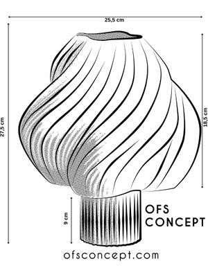 Ofs Concept Lemon Vanilla Modern Abajur