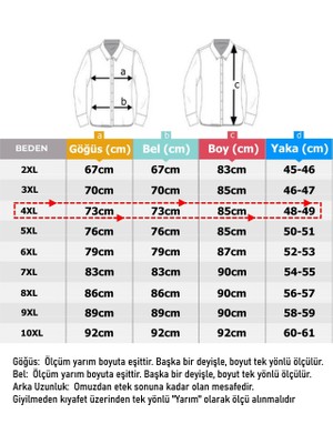 Maruf Shop Erkek Büyük Beden 135 Kilo Için Uygun Likralı Uzun Kol Gömlek