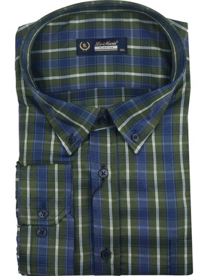 Le Marin Erkek 100-120 Kilo Arası Için Uygun Slim Kalıp Mevsimlik Uzun Kol Gömlek