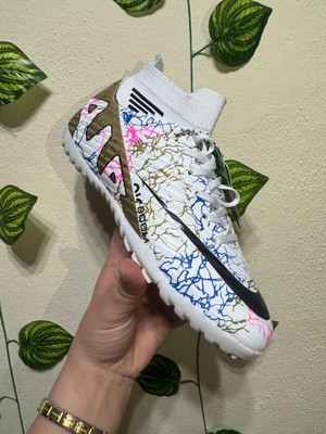 Laliga Yeni Sezon Beyaz Altın Halı Saha Ayakkabısı