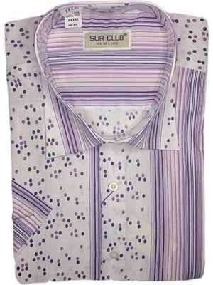 Surco Erkek Büyük Beden Battal Boy Kısa Kollu Gömlek