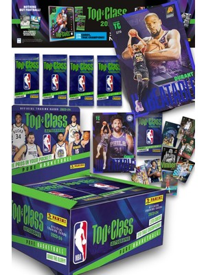 Open Toys Panini Nba Top Class 2024 Koleksiyonluk Basketbolcu Kartları + 4 Paket (32 Adet Kart)