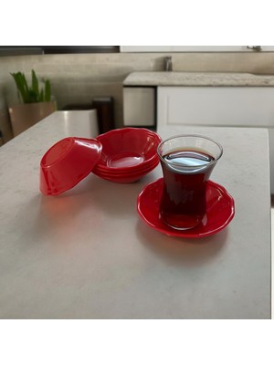 Up Home 50 Adet Çay Tabağı Bardak Altlığı Plastik