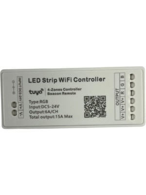 Dora Led Tuya Destekli Wifi Kontrollü Dimmer Şerit LED Kontrol Devresi - 2 Kanal