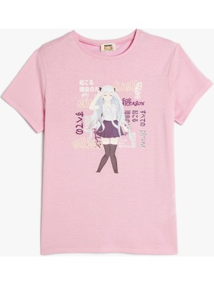 Koton Anime Printed T-Shirt