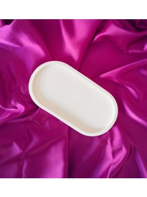 Lydia Accessory Oval Beton Takı Sunum Tabağı