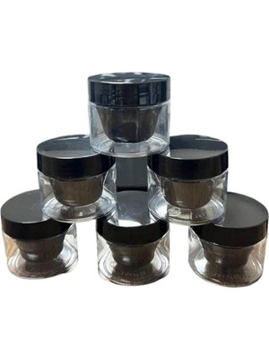 Elito Şeffaf Plastik Cidarlı Kavanoz 100 ml Görünümlü 50 ml 20 Adet