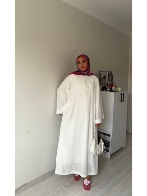 Modesto Fresia Elbise Ekru