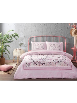 Özdilek Fleur Rose Çift Kişilik Lastikli Fitted Çarşaf Nevresim Takımı