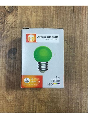 LED Gece  Lambası Beyaz Işık LED Ampul 1W Top  E27 Normal Duy