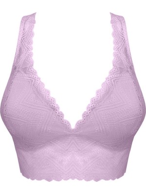 Pembe Dantel Kaplı Bralet Ds200613br