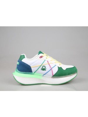 Benetton United Colors Of Benetton Bnl-10044 Beyaz Yeşil Unisex Sneakers