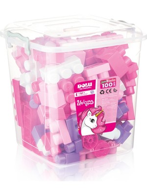 Dolu Unicorn Sandıkta Mega Blok 100 Parça 2556