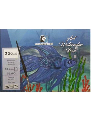 Alex Schoeller Sulu Boya Defteri Art Ypş 35X50 cm 300 gr 12 Yaprak