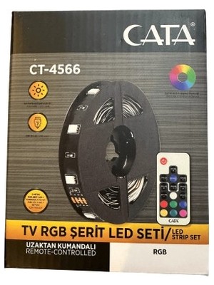 Cata CT-4566 Tv Rgb Şerit LED Seti Uzaktan Kumandalı