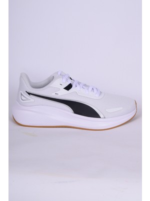 Puma 379437-11 Skyrocket Lite Fileli Rahat Ortopedik Taban Esnek Hafif Beyaz-Siyah Günlük Unisex Spor Ayakkabı