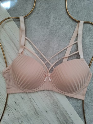 Nariya Kadın Büyük Beden Sütyen C Cup Toparlayıcı  Telli Günlük Rahat Sütyen Iç Giyim Battal Çamaşır Askı Detaylı Şık Günlükboş Cupsütyen