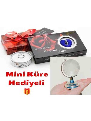 Tasaryum Inci Kolye Seti Mini Kristal Cam Küre Hediyeli Ikili Paket Özel Set