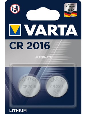 Varta CR2016 Lityum Pil (2li Paket I)