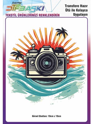 F17 Ajans Ütü ile Yapışan Tişört Tekstil Dtf Transfer Baskı