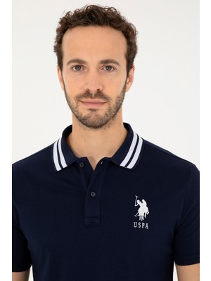 U.s. Polo Assn. Erkek Lacivert Tişört Basic 50279569-VR033